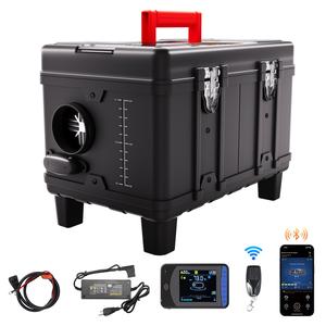 【DealsForYouDays】VEVOR 8KW Toolbox Diesel Heater Upgraded 110V Adapter & CO Alarm12-24V All in One Diesel Air Heaterwith Bluetooth APP/Remote Control and Display ScreenFast Heating Portable Diesel Heater for Vehicles and Outdoors