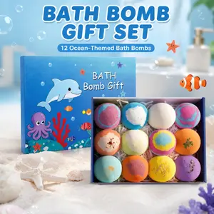 Plush Bath Bomb Gift Set Cute Toy-Shaped Bath Fizzies Relaxing Spa Soothing Aromatherapy For Kids Adults Home Use Ideal Birthday Holiday Gift