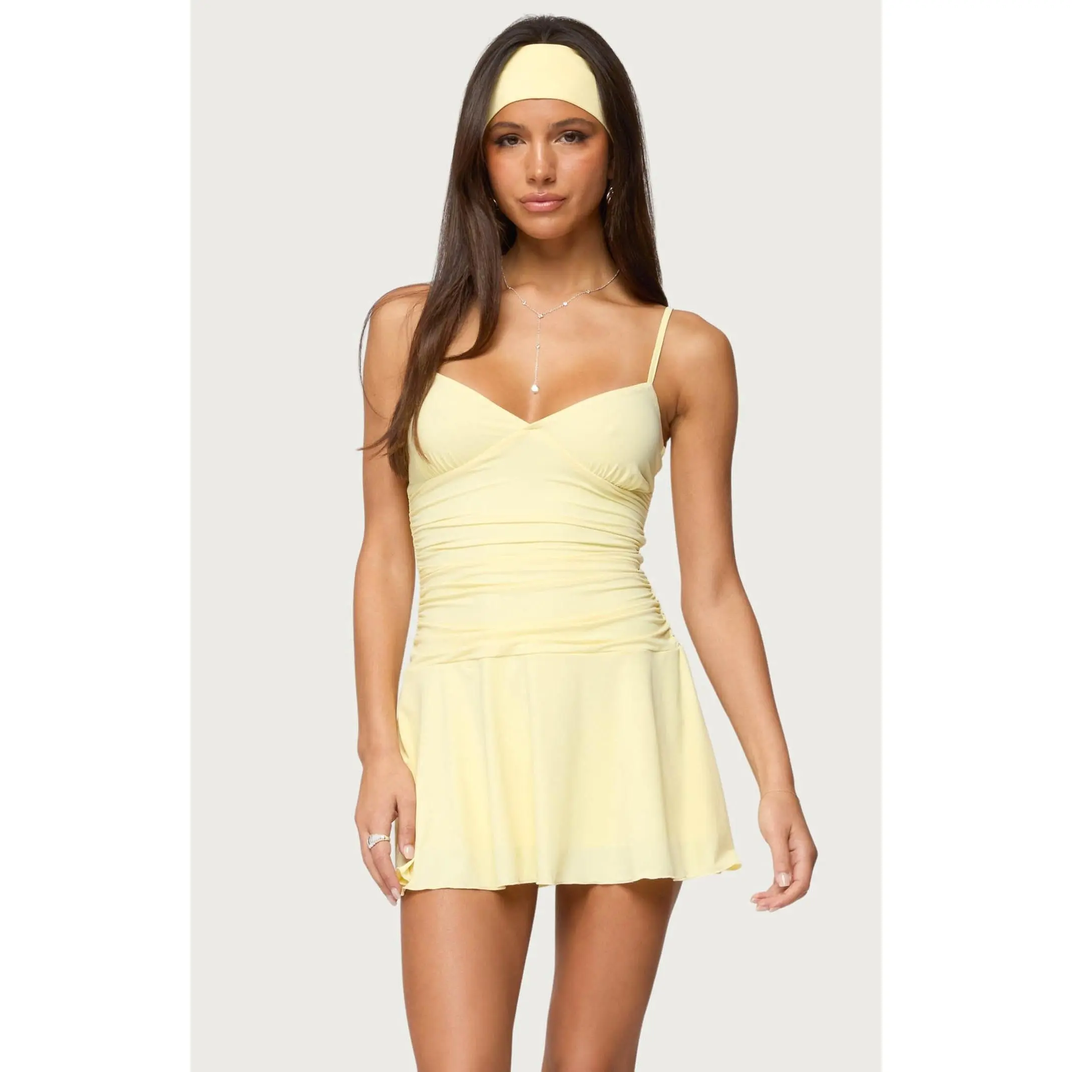 Edikted Women's Deborah Ruched Mini Dress - TikTok Shop