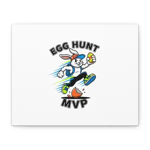 Egg Hunt MVP Canvas | Boys Easter Graphic, Egg Hunter Dino Vibe