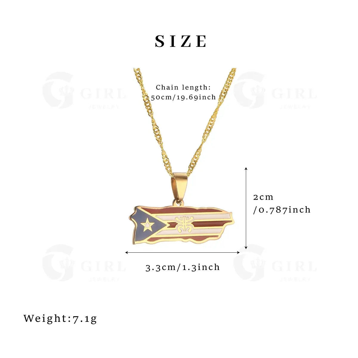 P-Puerto Rico-Golden