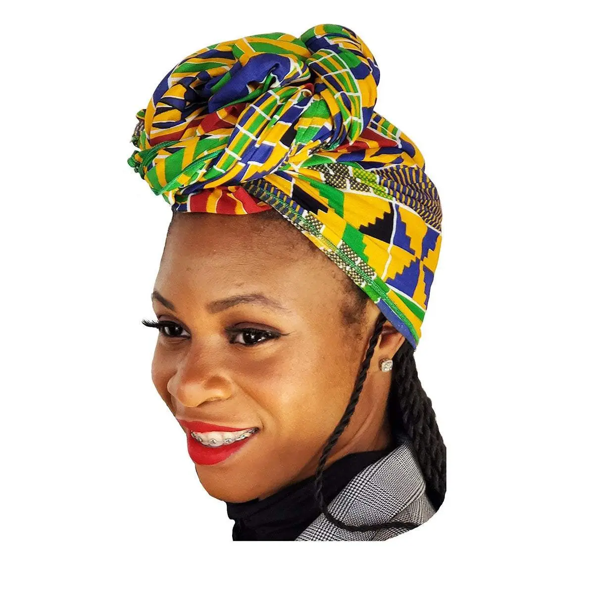 Kente African Print Head Wrap