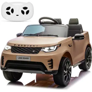 12V Licensed Land Rover 2 Seater Ride on Car for Kids with 2.4g Remote Control, Battery Powered Electric Car Ride on Vehicle Double Doors, LED Light, 2.8 MPH Max Speed