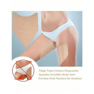 10Pcs Invisible Anti-wear Thigh Stickers Comfortable Transparent Anti-friction Protective Pads Women Inner Thigh Calf Daily Protection Accessories