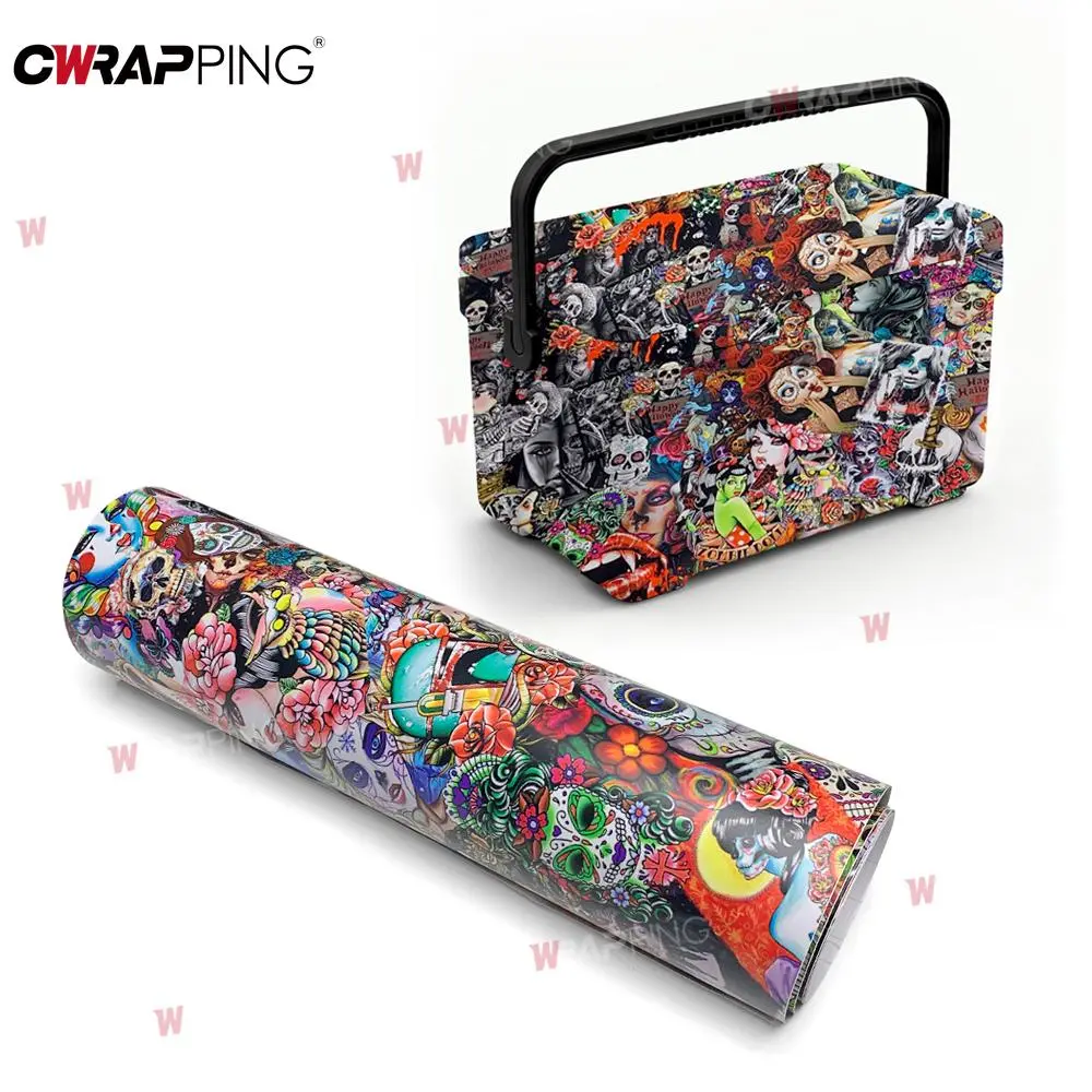Self-adhesive Film Camouflage Printed Automotive Vinyl Wrap Waterproof Car Stickers Vinyl for Motorcycle Tuning Auto Accessories