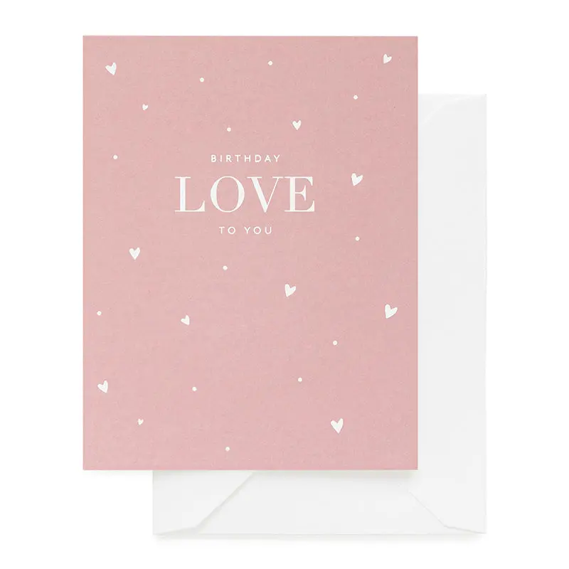 SUGAR PAPER | Birthday Love Card