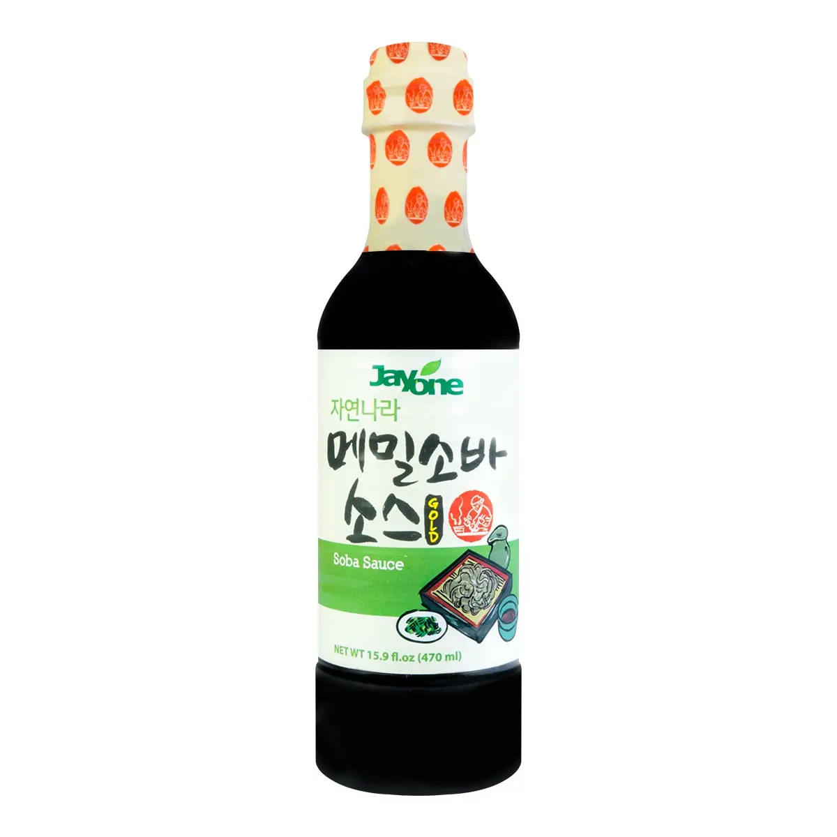JAYONE Korean Buckwheat Noodles Soup Base 470ml - Authentic Flavor for Cold Noodles (Naengmyeon) & Hot Dishes