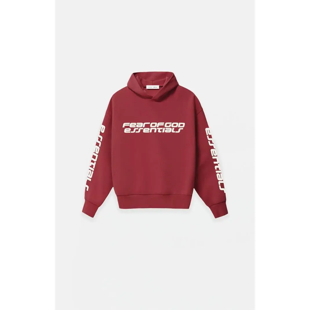 Fear of God ESSENTIALS Men's Kids Crimson Classic Hoodie