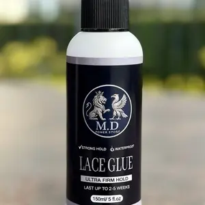 Glued Lace Adhesive Waterproof Extra Hold for Wig & Frontal Strong Waterproof & Humidity Resistant Glue