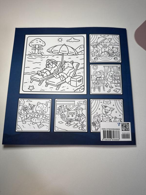 Cozy Crime Scenes: A Parodic Cute and Comfy Coloring Book for Adults – 40 Hand-Drawn Hygge vibes Crime Scenes to Color for Stress Relief: The perfect ... friends who love coloring - but not for kids