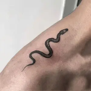 Snake Design Temporary Tattoo Sticker, 1 Sheet Waterproof Long Lasting Temporary Fake Tattoo, Body Art Decals for Women & Men