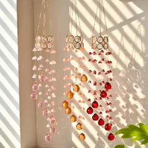 Artificial Crystal Sun Catcher, 1 Count Hanging Ornament, Hanging Decoration for Home Living Room Bedroom, Home Decor, Festive & Party Supplies, Hangable, Home Decor Ornaments