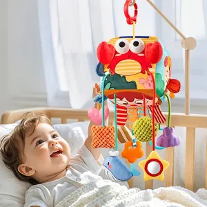 Crab Shape Party Gifts, Soft Plush Hanging Decorative Item for Party Favor and Holiday Events