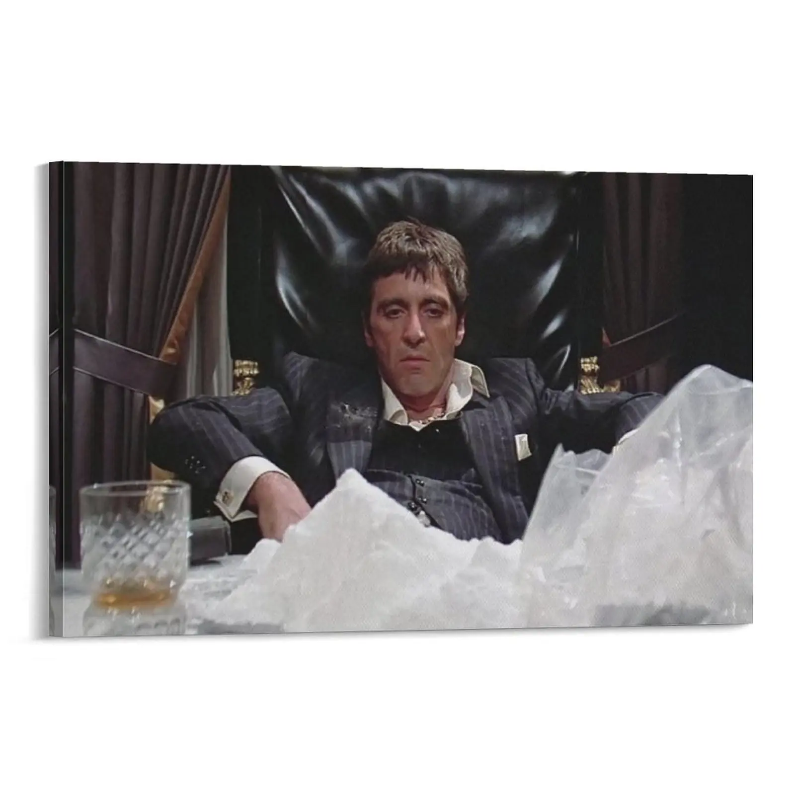 Scarface The Gangster Movie Poster HD Canvas Prints Poster Canvas Wall Art For Bedroom Decor Bar Office Room Decor Gift