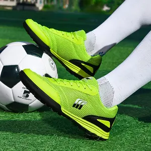 Men's Breathable Low Top Lace Up Football Shoes, Durable Non Slip Comfy Soccer Training Shoes - All Seasons Outdoor Competition Women's Neutral Running Eco-Friendly Barefoot Water Quick-Drying Aqua work boot casual quick Wide Width BlackWhite Peloton