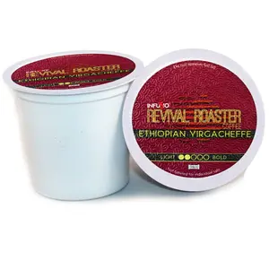 InfuSio Ethiopian Yirgacheffe Revival Roaster K Cups 96 Count