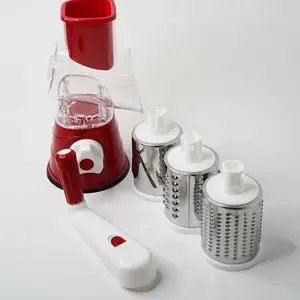 Vegetable Slicer 3 in 1 with 3 Interchangeable Blades for Efficient Slicing and Grating Kitchen Tool