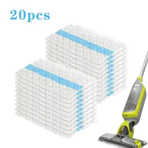 20pcs Disposable Hard Floor Dust Mop Replacement Pads, Compatible with Shark Vacmop Pro Vm252/vm250/vm200 Models, One-Use Cleaning Mats