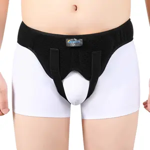 Inguinal Hernia Belts for Men - Bilateral/Double Groin Hernia Support Pre and Post Surgery Truss for Pain Relief Recovery Adjustable Strap with 2 Removable Medical Compression Pads Comfortable & Breathable Design
