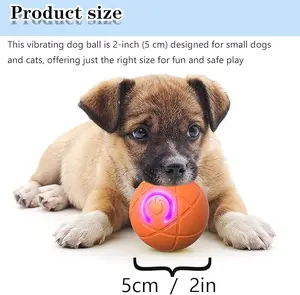 Interactive Dog Toys Dog Balls, Shaky Ball Toy for Dogs, Rechargeable Automatic Moving Swinging