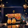 Kollea Flag Whiskey Bottel(Glass) with Luxury Gift Box,Halloween Gift&Party&Home Decor,Bar Accessories Decanter Set,Grenade Shot Bottles,Anniversary/Birthday Gifts for Men,Dad,Brother,Husband,Boyfriend,Veterans&Military Enthusiasts,Empty Decanter giftidea