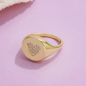 Protect Your Pinky Promise - Pinky Ring with Heart Engraving