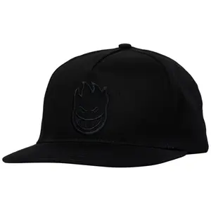 Spitfire Wheels Hat Bighead Snapback All Black/Black