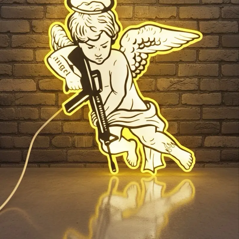 3D Printed LED Light Box – Angel Design
