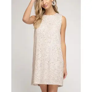 Sequin Shift dress