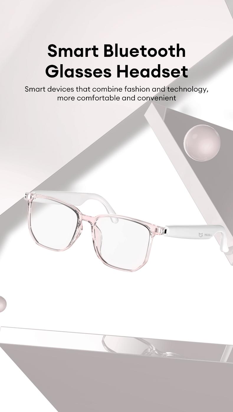 MGALL C8Pro AI Smart Glasses Wireless Headphone Smart Glasses For Listening To Music & Calling, Support 169 Languages Bluetooth Translation Audio & Video Call Translation Glasses for Women & Men