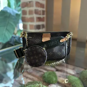 Pre-owned Louis Vuitton canvas Crossbody Bags Multi Pochette Accessories