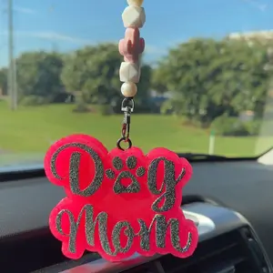 Dog mom car freshie