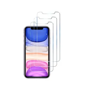 [3-Pack] iPhone 11 / iPhone XR (6.1 inch) Tempered Glass Screen Protector, Anti-Scratch, Anti-Fingerprint, Bubble Free