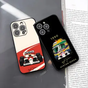 Ayrton Senna F1 Smartphone Case Magnetic glass case for iPhone 17 Pro Max 16 15 14 13 11 Pro Max Plus Phone case