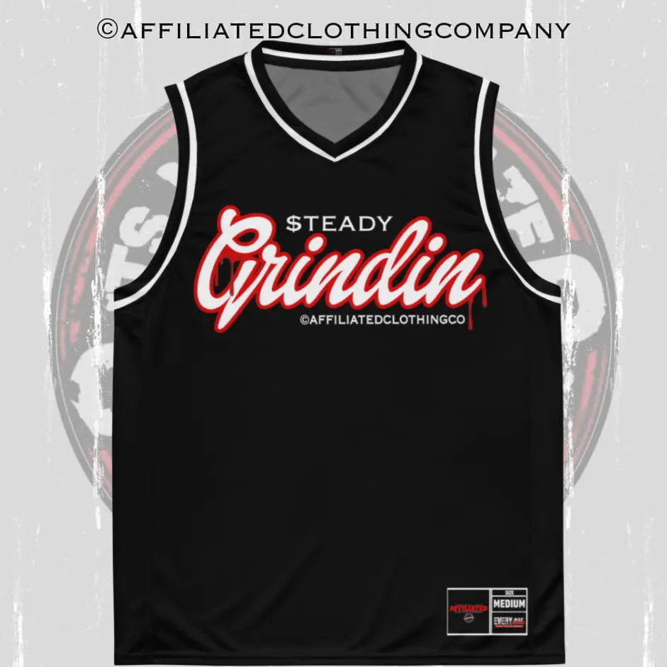Steady Grindin Unisex Basketball Jerseys