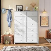 12 Drawers-White
