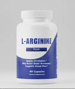 L-Arginine Plus - N.O. Blast - 60 Capsules - Natural Amino Acid Supplement for Muscle Growth & Optimum Workout Performance