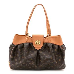 Pre-owned Louis Vuitton Monogram coated canvas Shoulder Bags Monogram Boetie MM