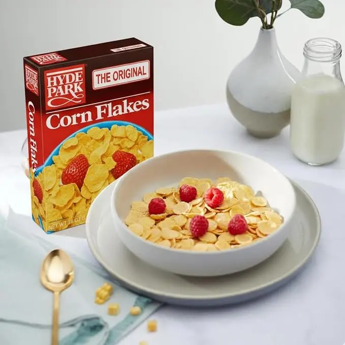 Cereal Corn Flakes Hyde Park Corn Flakes 18 Oz Easy to Cook/Use for Breakfast/corn flakes Haitian