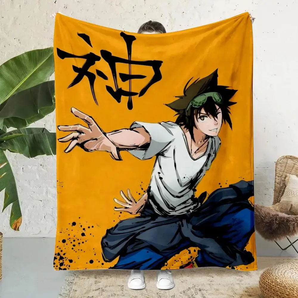 Anime The God of High School Printed Blanket Picnic Blankets Warm Blanket Soft and Skin-friendly Blanket Home Travel Birthday Gift
