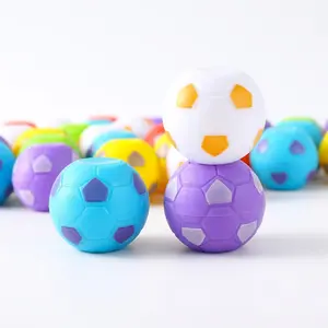 36 PCS Football Spinner Hand Fidget Toy, Soccer Party  for Kids, 3.5CM/1.3" Rotatable Stress Relief Balls, Sports Toys for Kids Adults