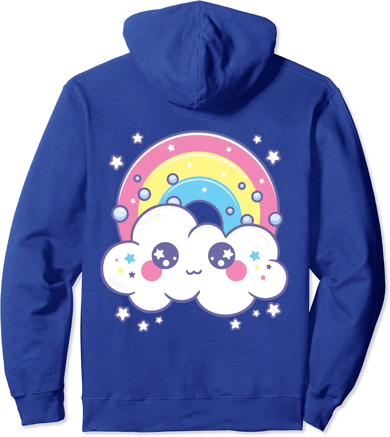 Kidcore Aesthetic Kawaii Pastel Rainbow Cloud Alt Clothing Pullover Hoodie - Keithhodges Shop 54B0BHCP7T5Y
