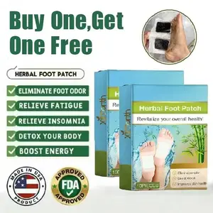 【Buy one,Get One Free】  20PCS Deep Relaxing Foot Patches - With Mugwort, Lavender, Ginseng & Chamomile | Soothe Tired Feet, Ease Stress, Boost Relaxation, Support Better Sleep & Healthcare,Healthy Solution Fitness Detox