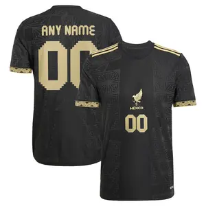 New Mexico 2025 Soccer Jersey Gold Iconic Mexico Soccer Jersey Mexico Shirt Custom Fan Jersey