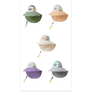 Kids Sun Hat| Wide Brim Bucket Hat for Baby Boys Girls| UPF50+UV Protection
