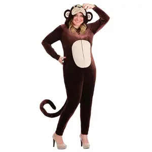 Plus Size Monkey Around Jumpsuit Costume for Women