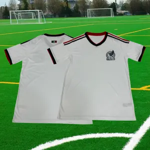 2026 World Cup Mexico Away Home White Short-Sleeved Football Shirt Soccer Jersey