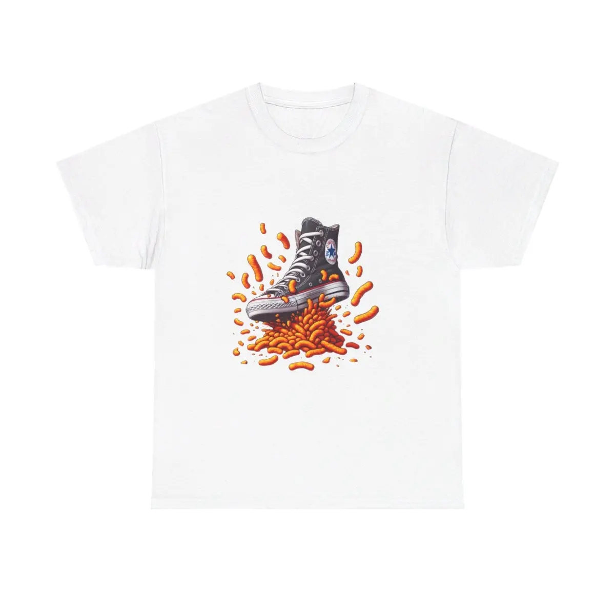 Chucks Smashing Cheetos Kamala 2024 Unisex Heavy Cotton Tee
