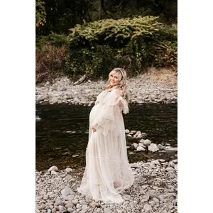 Plus Size Tulle Maternity Dress