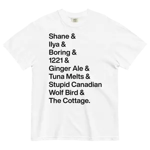 Shane & Ilya & Iconic Words T-Shirt